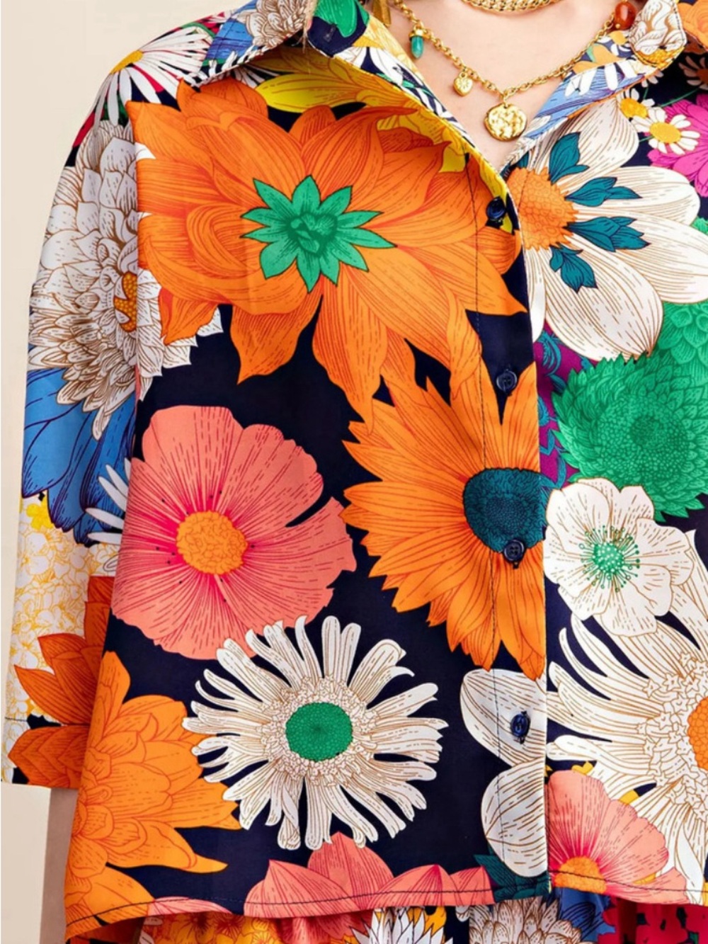 GiGio Floral Pants + Top set - Picture 4 of 9